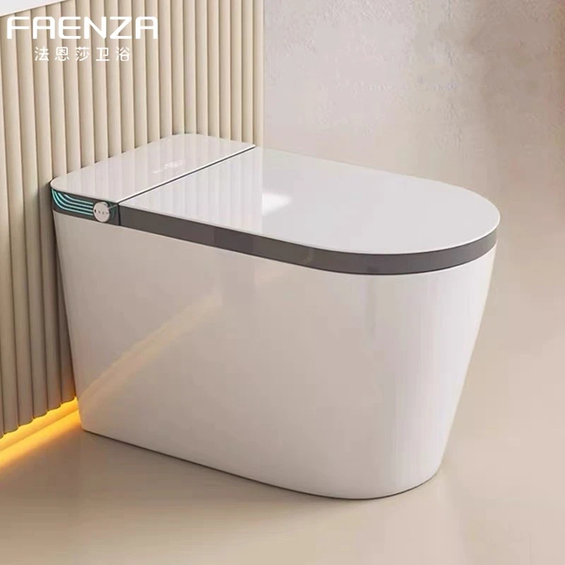 法恩莎新款超薄智能马桶坐便器全自动一体式家用除臭静音座便器