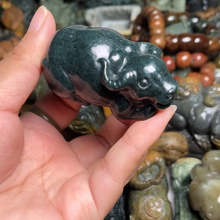 岫岩河磨玉（透闪石质玉）未镶嵌挂件