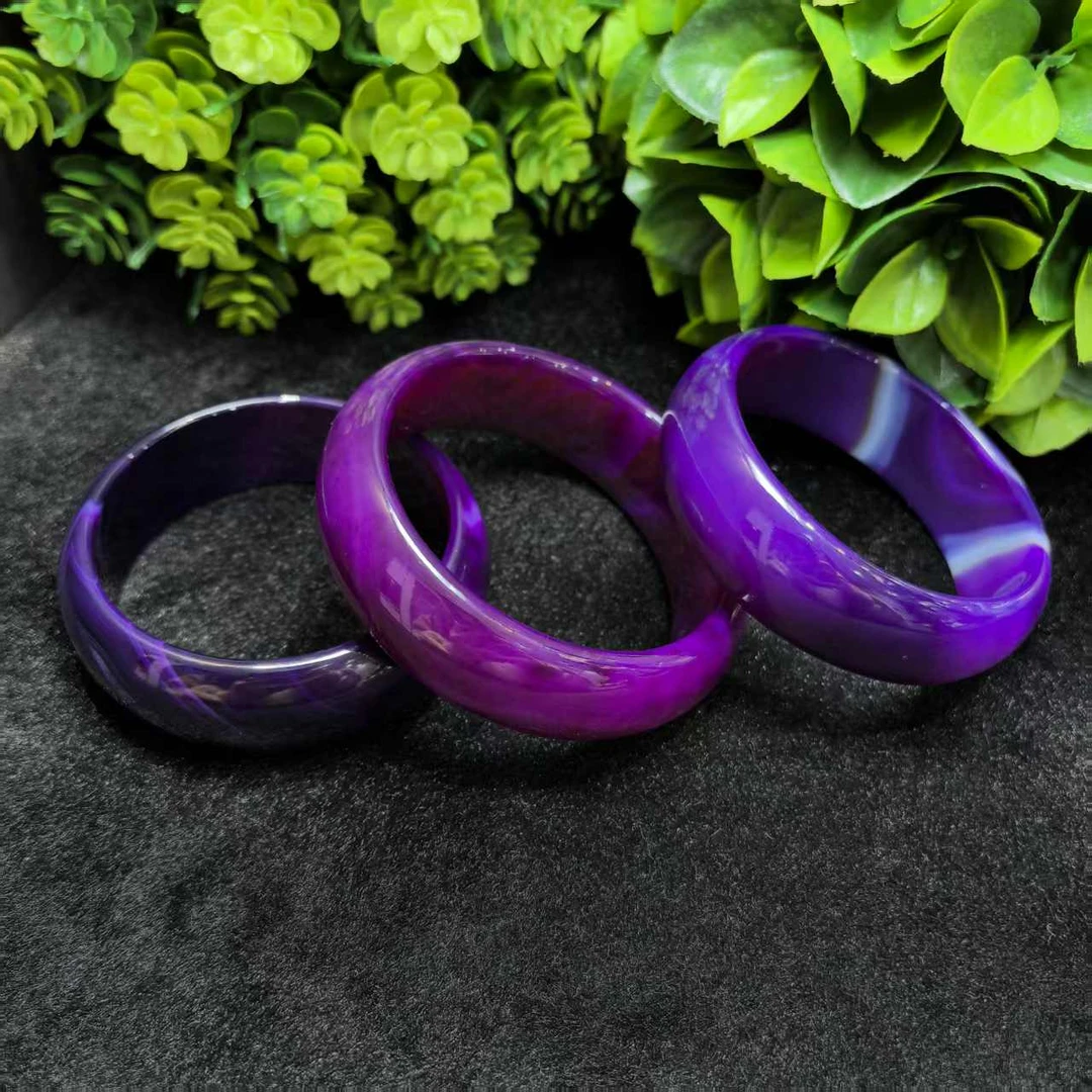 S7779 紫霞流光紫龙醇玛瑙紫手镯-配礼盒-多样性发货只发一件