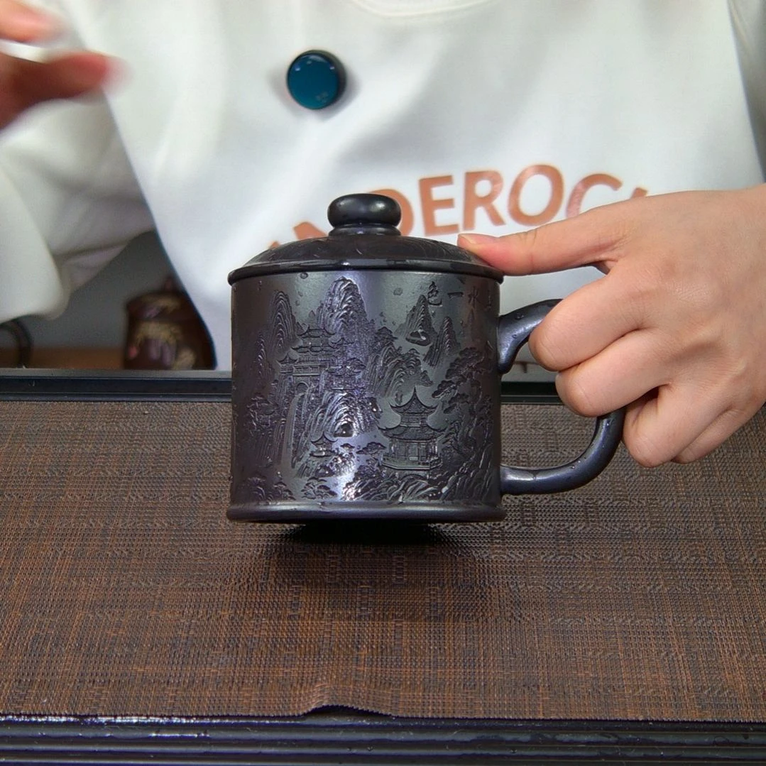 紫砂茶杯高货放漏