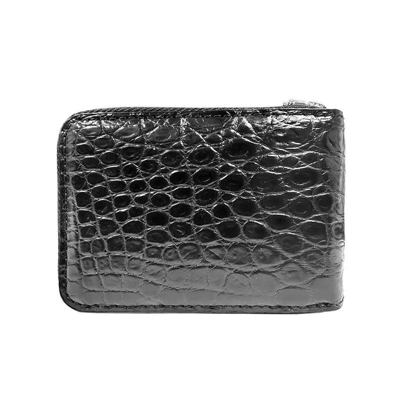 鳄鱼与牙签鸟 鳄鱼真皮肚皮卡包驾驶证包(黑色) KBD-102