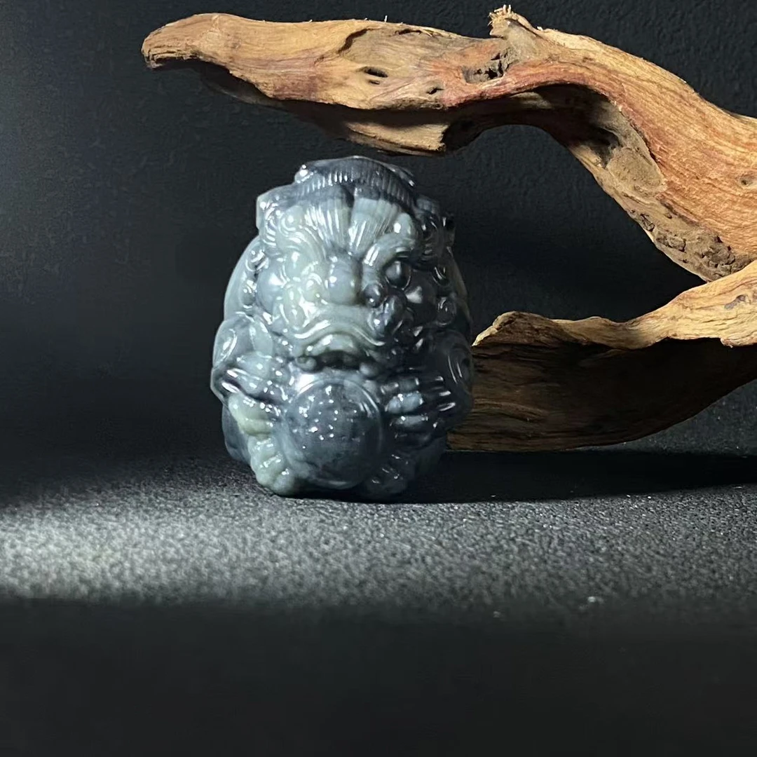 A871 和田玉手把件  10A7240157