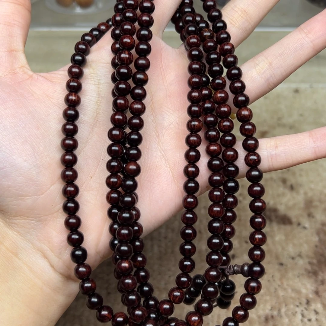 木红降06/108圆珠满油多圈（瑕疵）