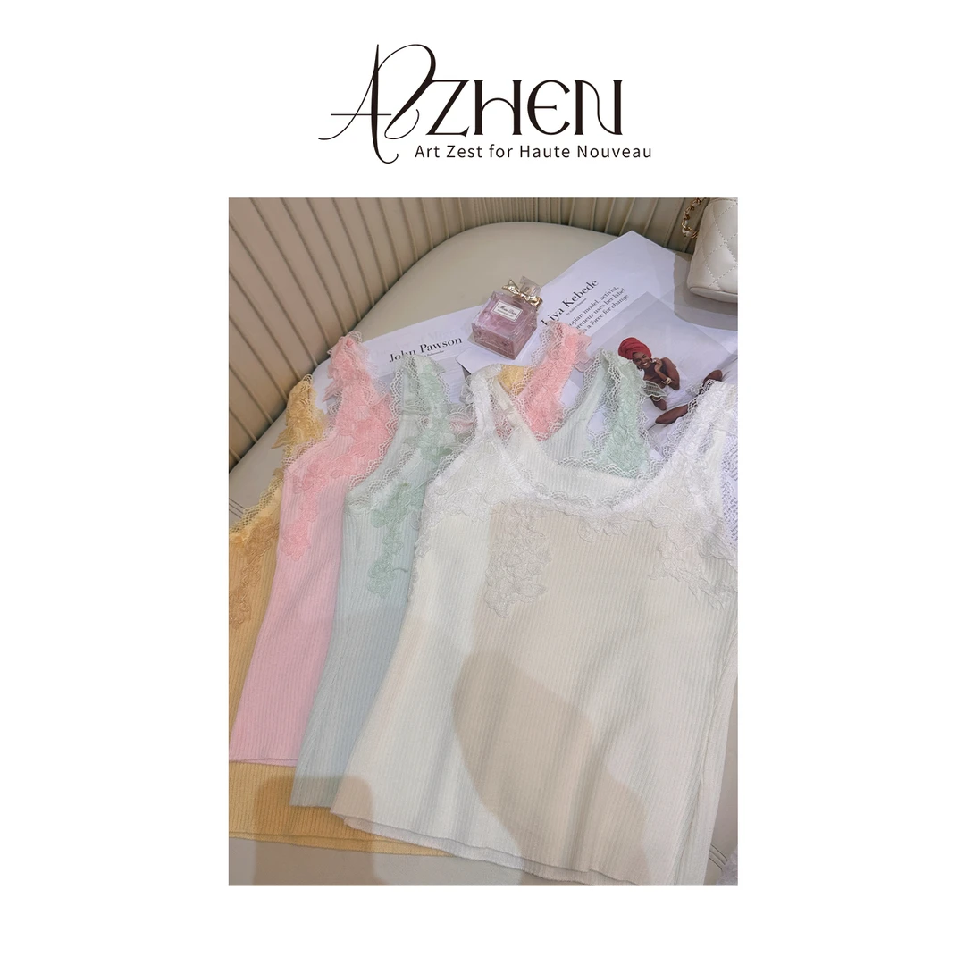 AZZHEN【海盐甜心】修身百搭小背心内搭打底吊带无袖AZ4KBB20-00