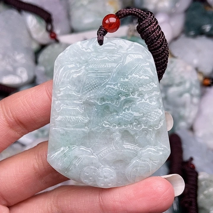 颈饰未镶嵌翡翠翡翠