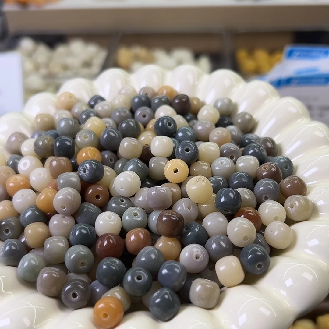 菩提根/象牙果手串卡9繁星点点110颗