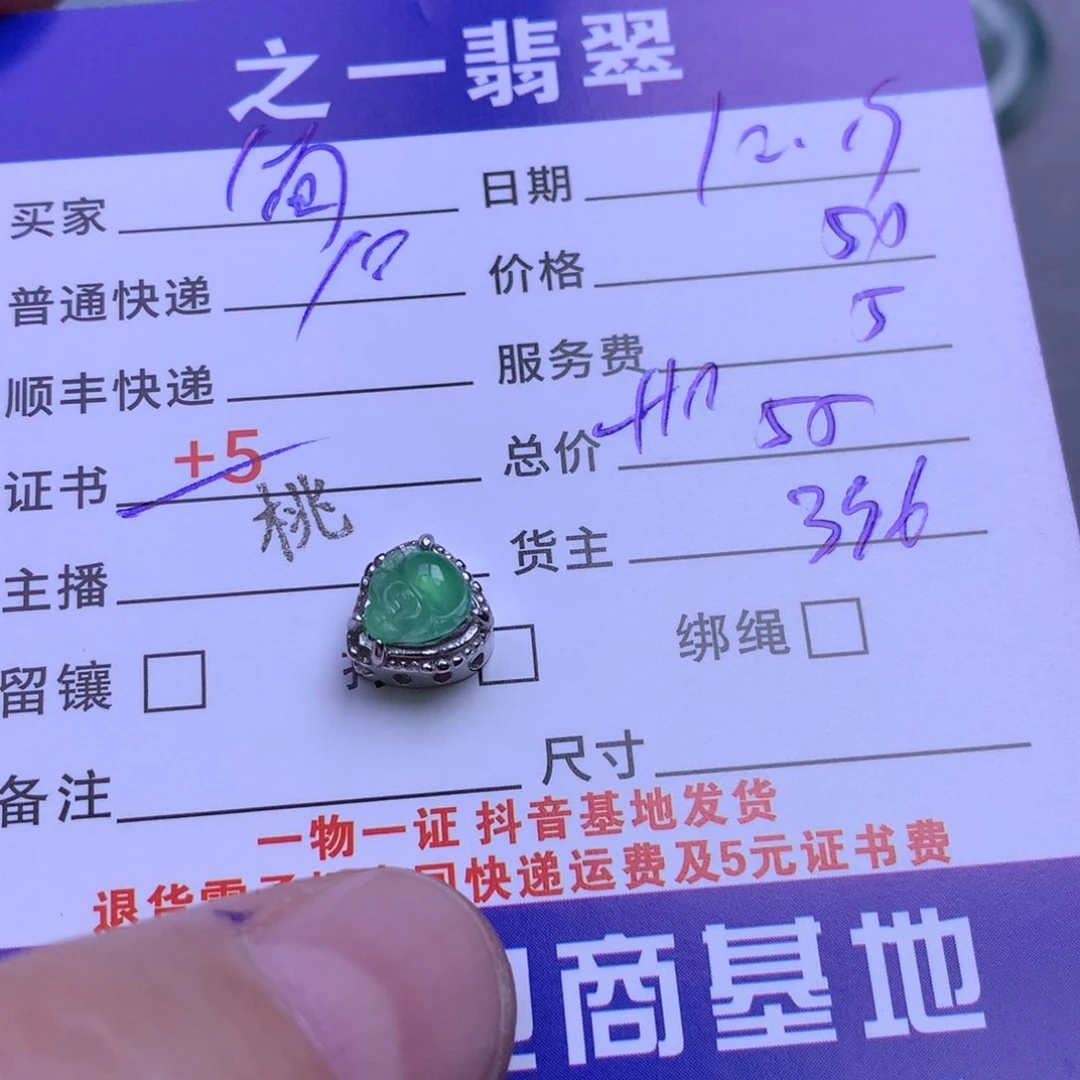 颈饰未镶嵌翡翠简****?