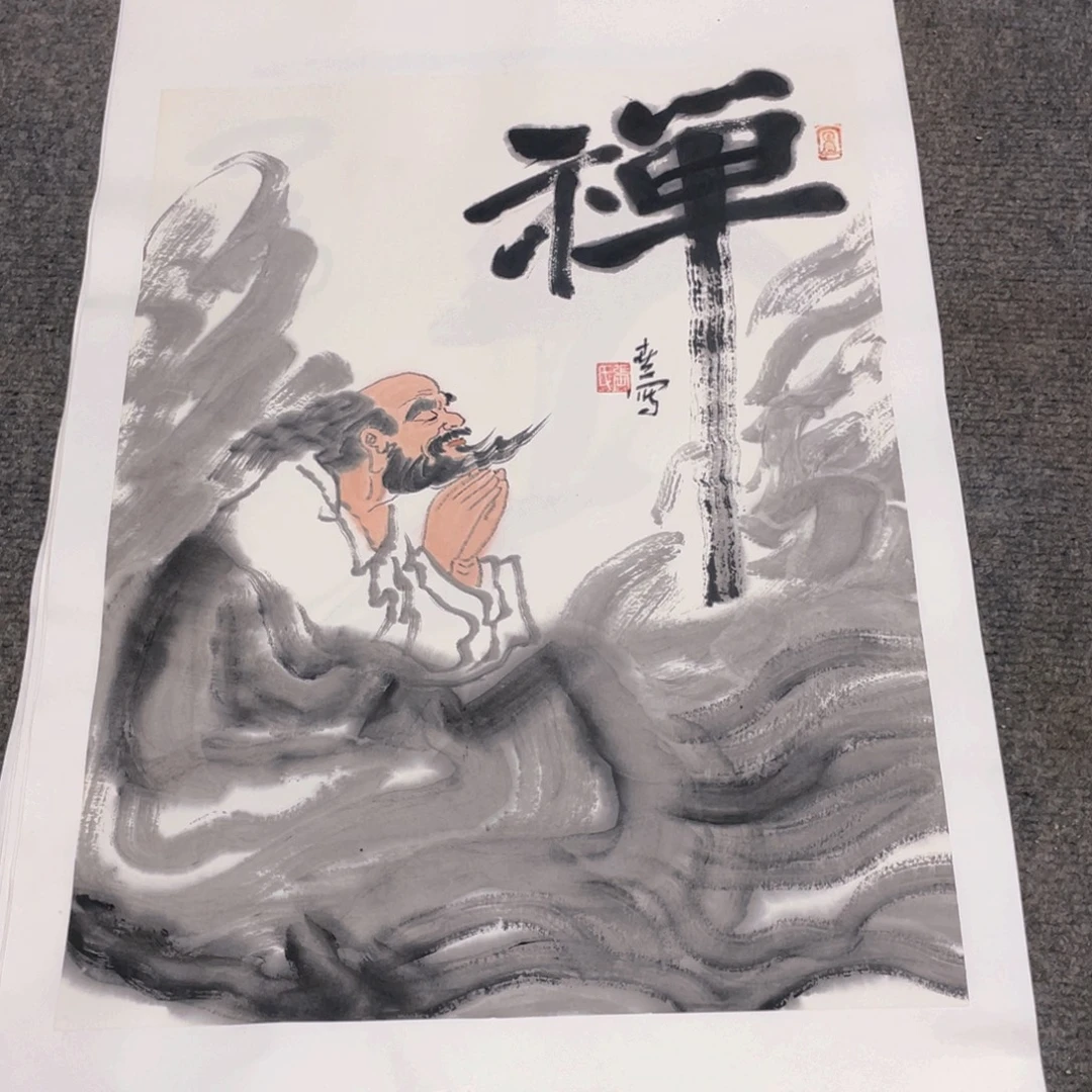 国画1.4平尺纯手绘国画作品