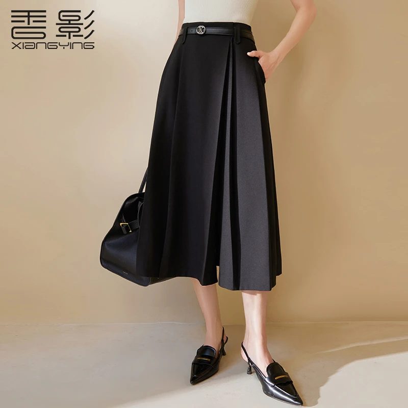 【直播专享】A743003半身裙香影百搭显瘦秋新款