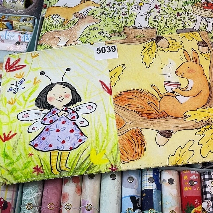 织绣A5活页不加纸5039