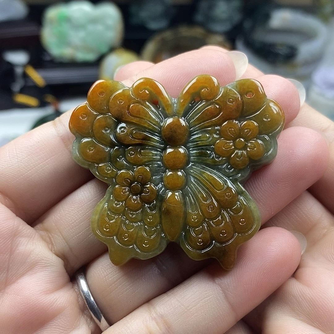 颈饰未镶嵌翡翠牌子