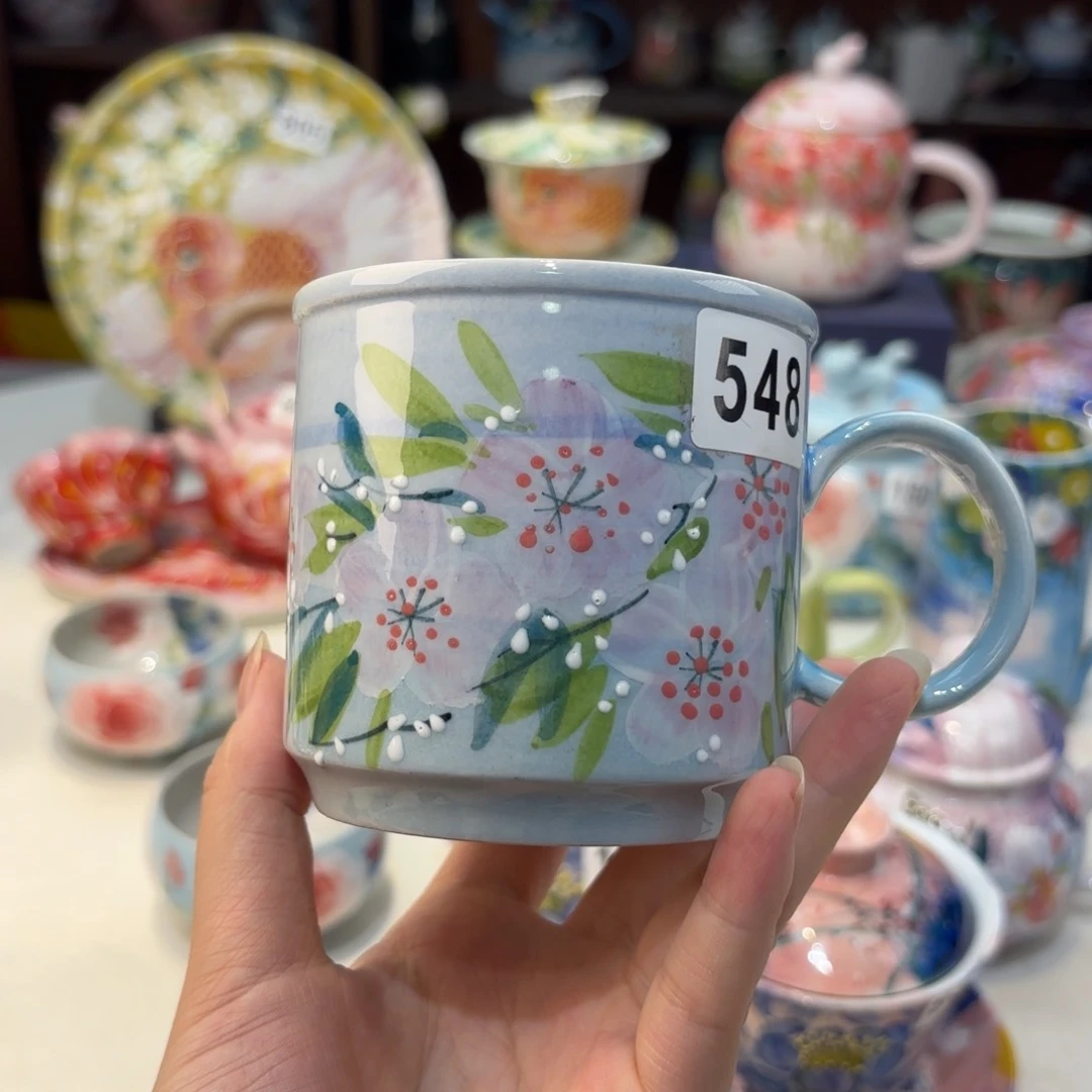 景德镇手绘高温釉下彩陶瓷茶具