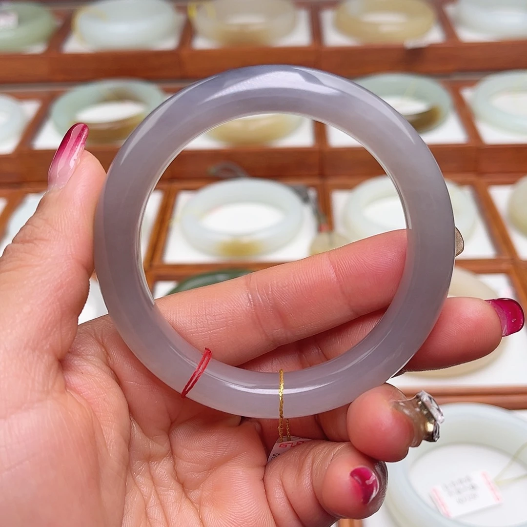 和田玉手镯未镶嵌56.3