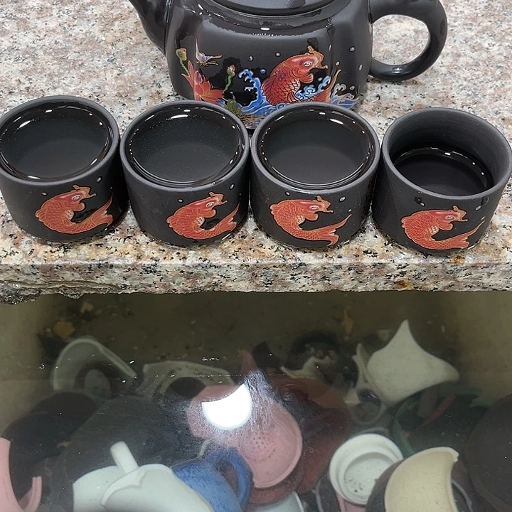 茶壶紫砂锦绣前程四方壶250毫升