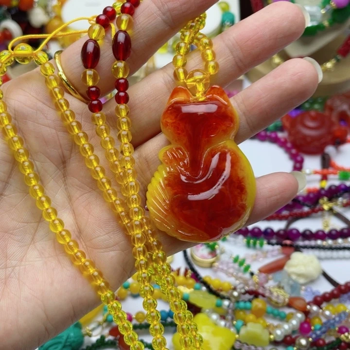 树脂制品50号九尾项链