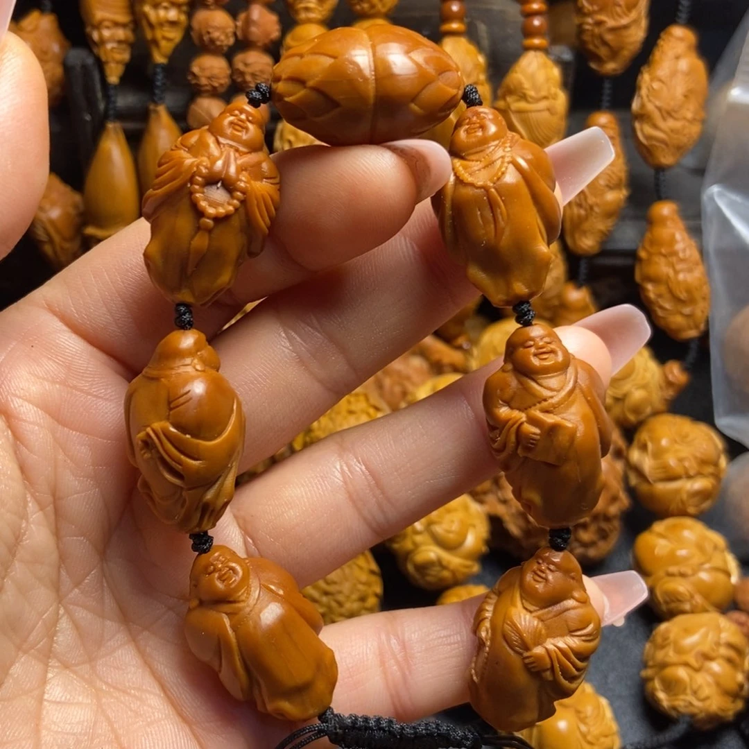 【闪购商品】手串/手链橄榄核六合弥勒