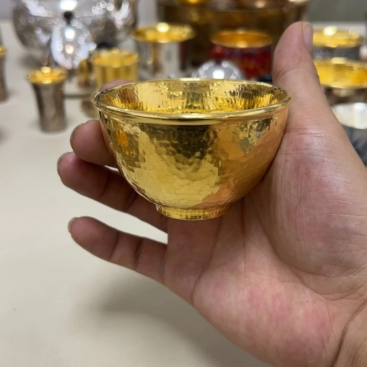 李小鹤里外金4克足金金杯