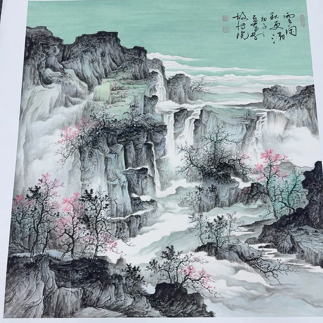 国画多次参加国内外大型
