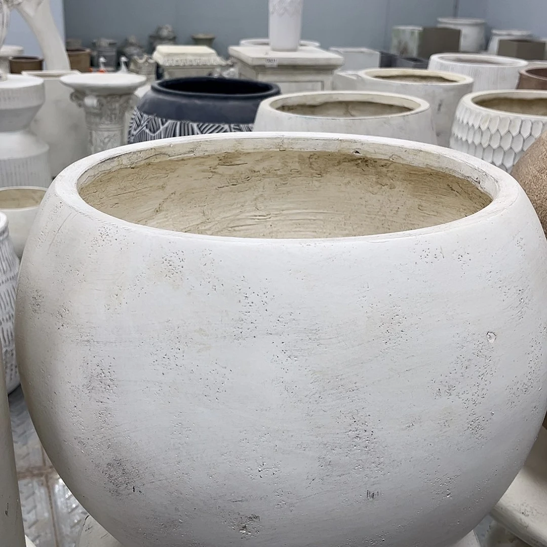 口径30高度32复古白色