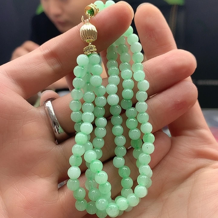 翡翠银S925镶嵌颈饰