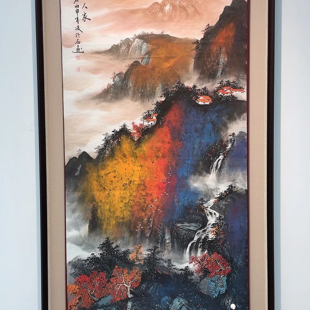 国画凌行志老师手绘国画精品