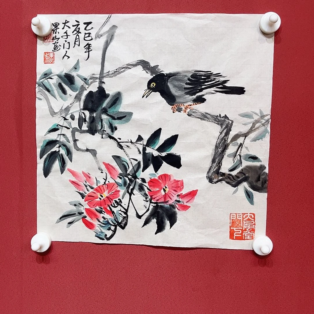国画侯果山老师国画作品月