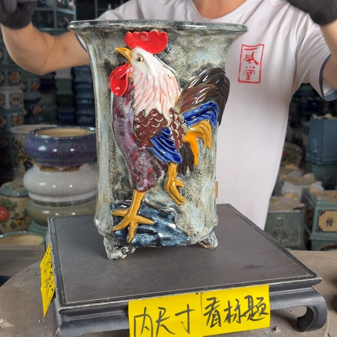 一风堂石湾花盆 内17*25