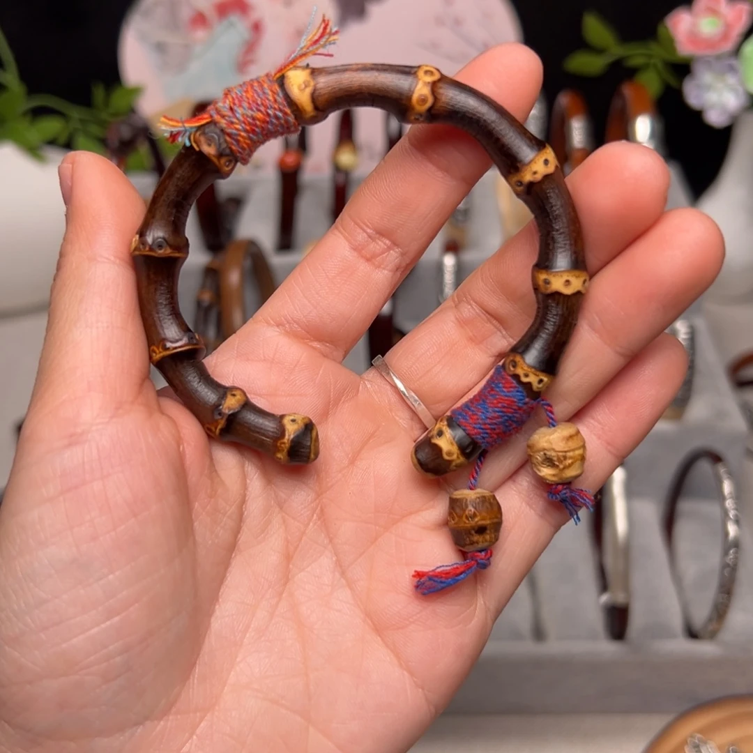 一***输手串/手链藤类紫竹藤手镯