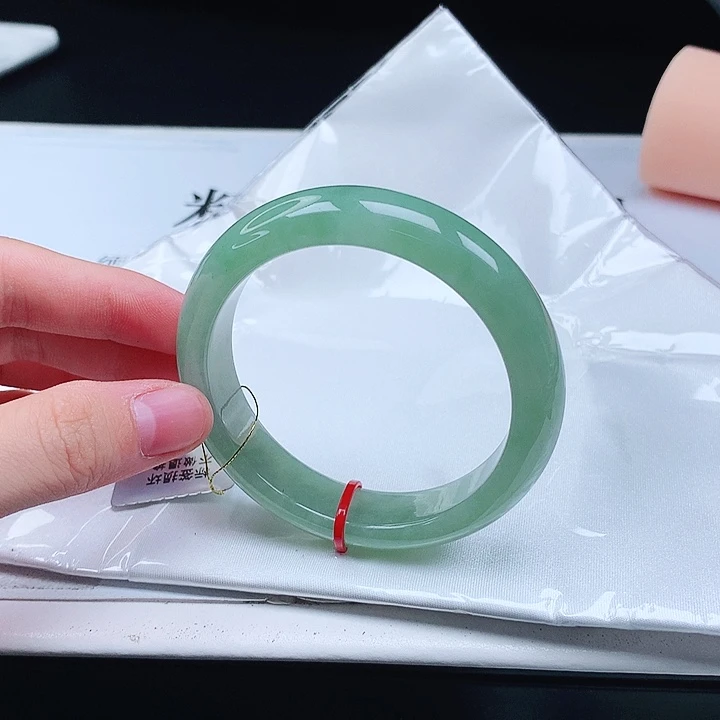 翡翠手镯未镶嵌缅甸天然a货手镯53