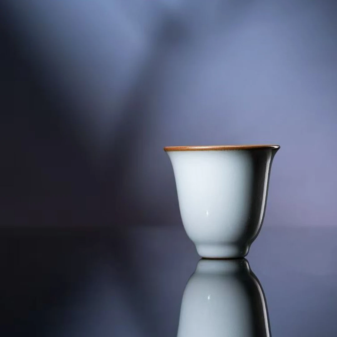 天予窑 刘钦莹 春归 花口杯