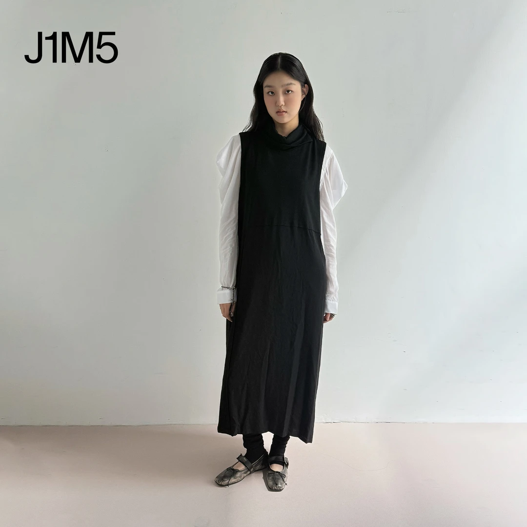 J1M5买手店 YS 25秋冬 高领无袖连衣裙 设计师品牌