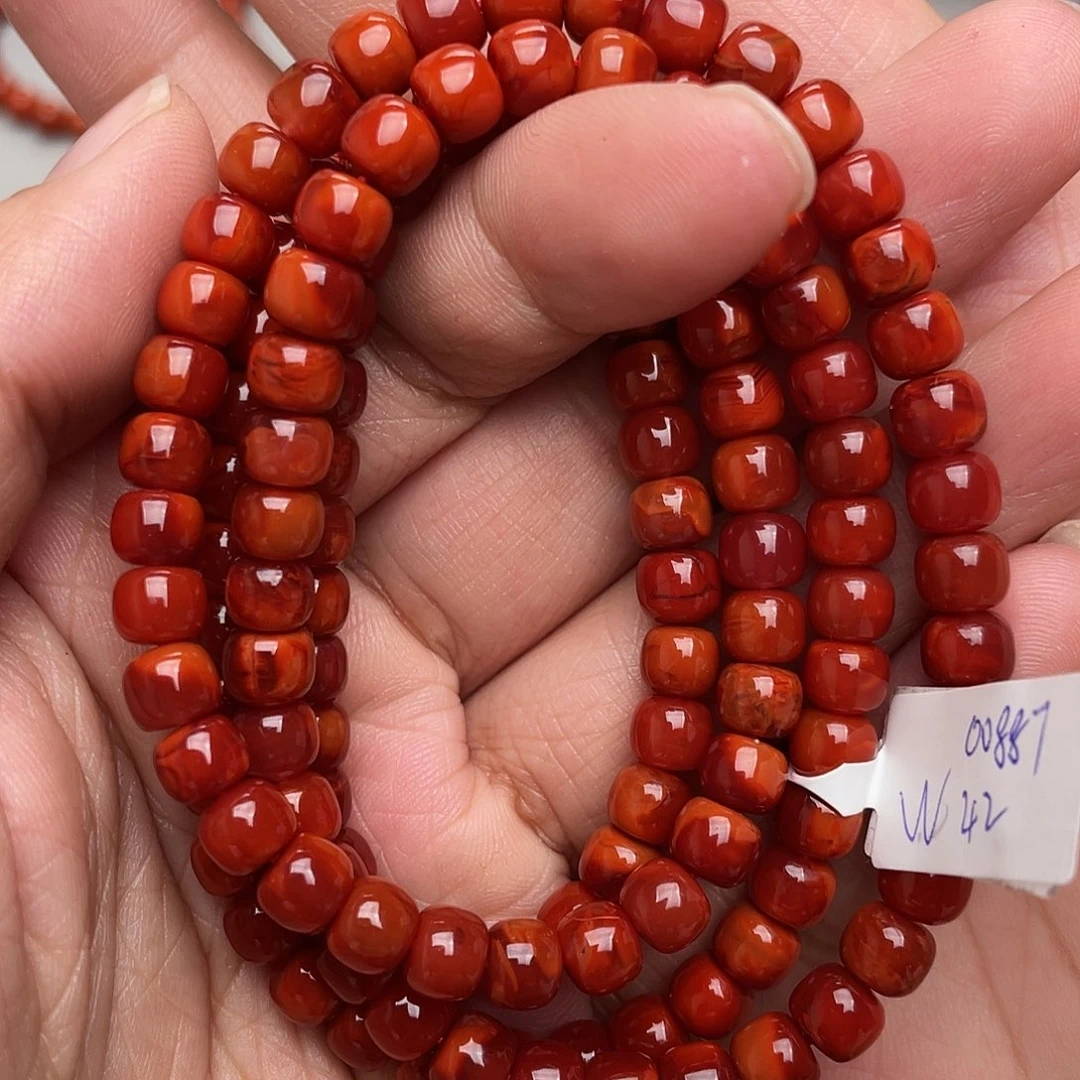 南红玛瑙手链未镶嵌