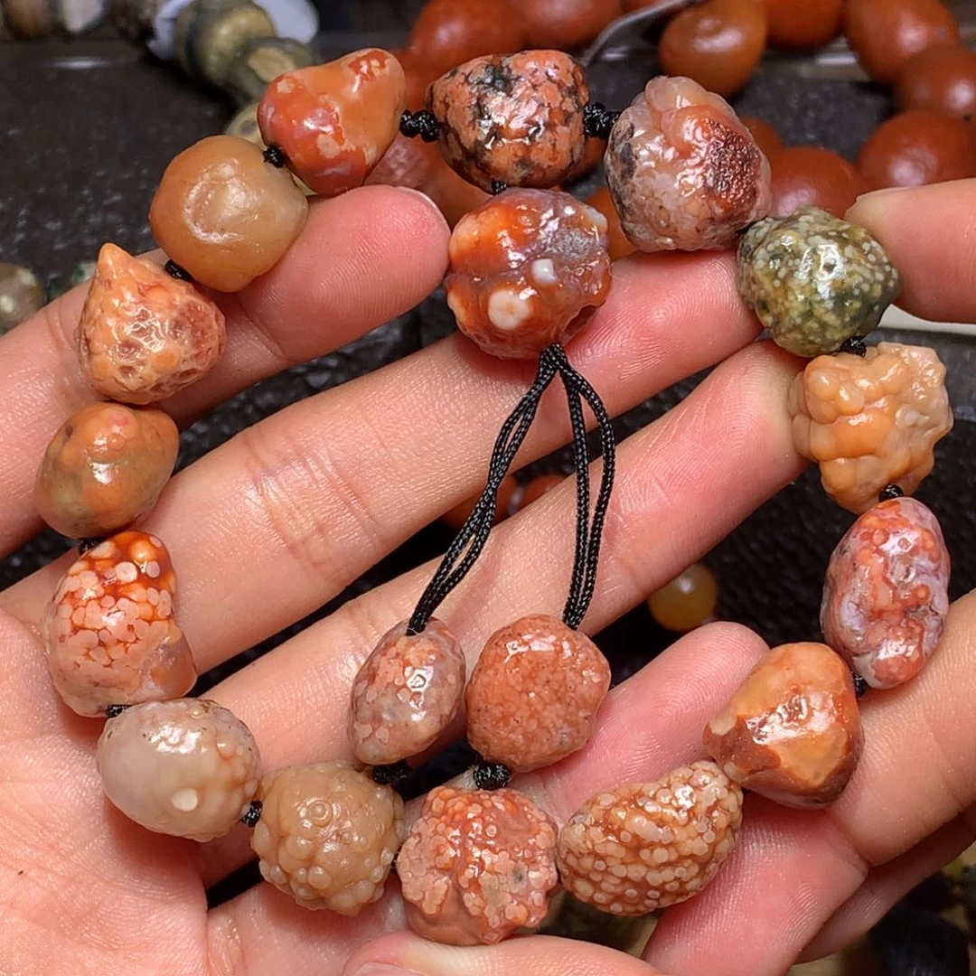 未镶嵌玛瑙/玉髓珠宝半成品