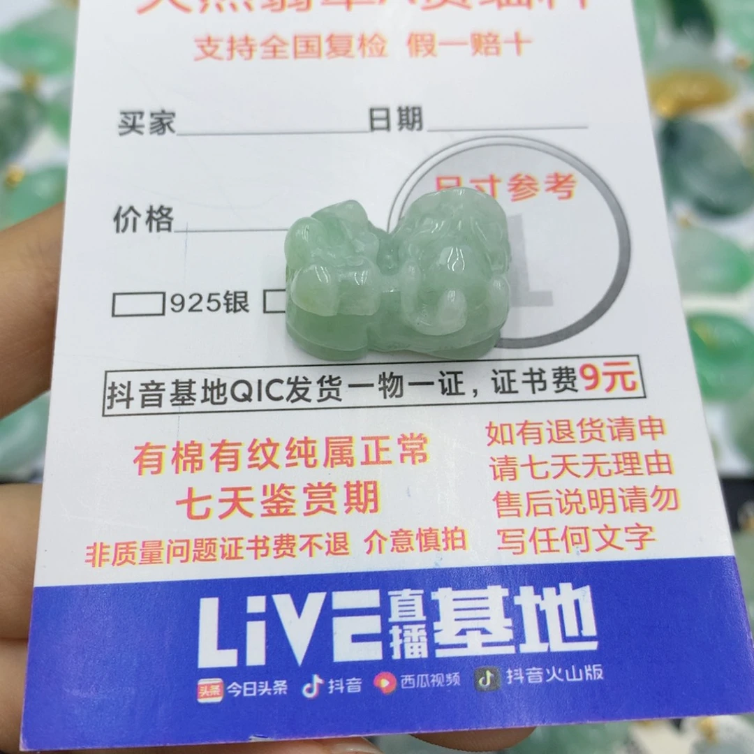 翡翠颈饰未镶嵌翡翠