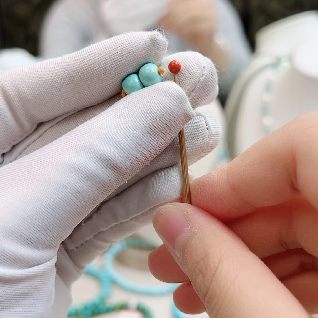 南红玛瑙对珠6+未镶嵌