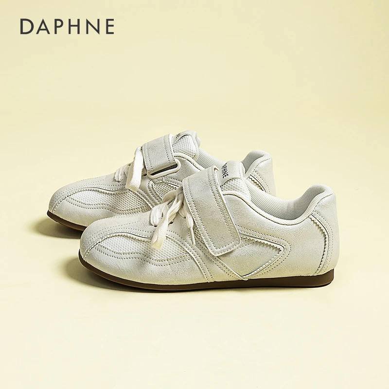 Daphne/达芙妮韩版ins德训鞋女2025春季爆款懒人潮流时尚休闲百搭