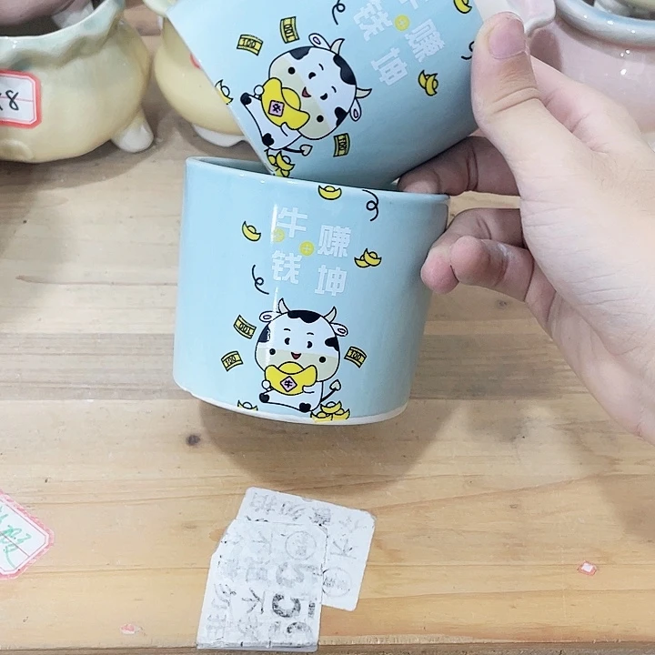 陶瓷花盆全场12包邮