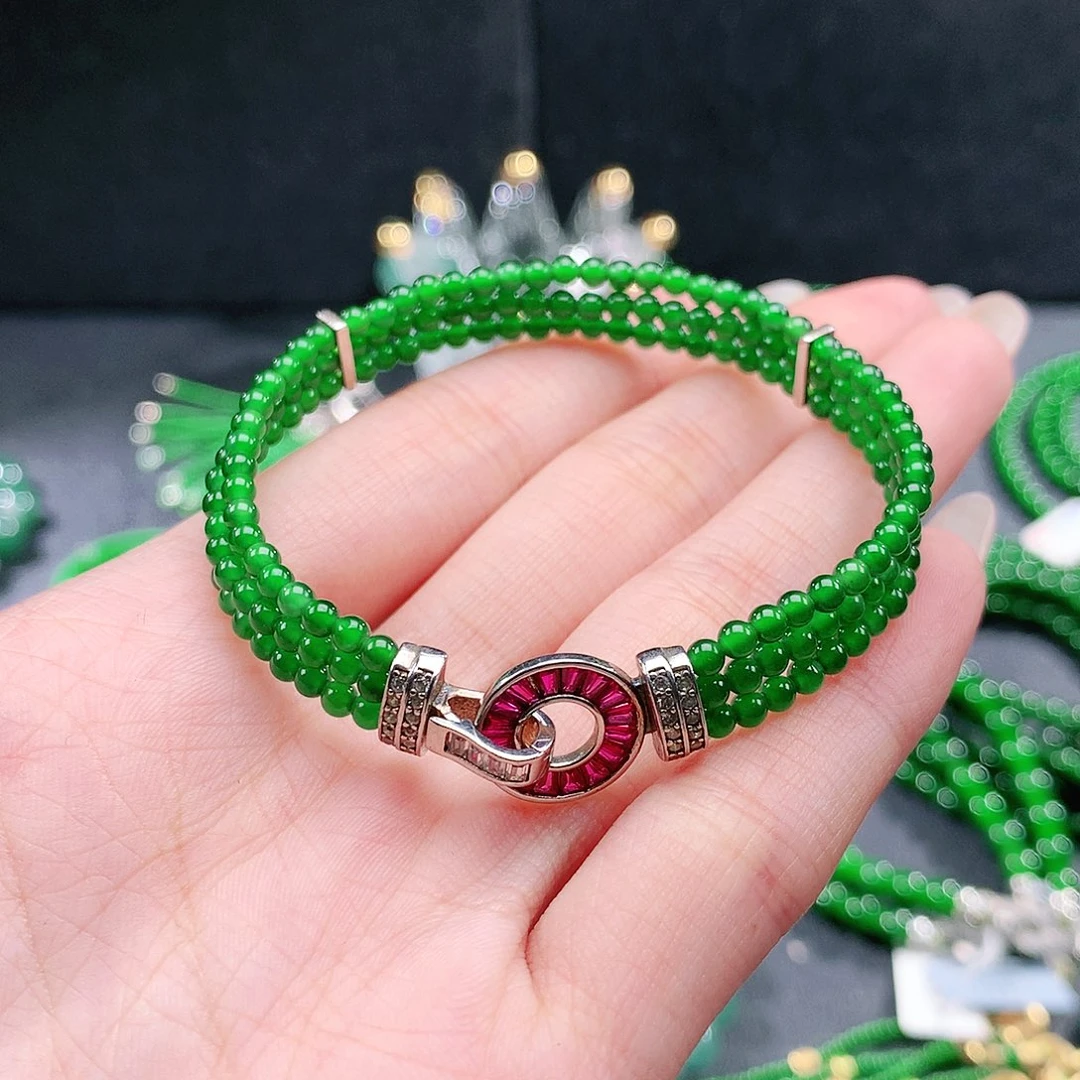 翡翠未镶嵌手链手链