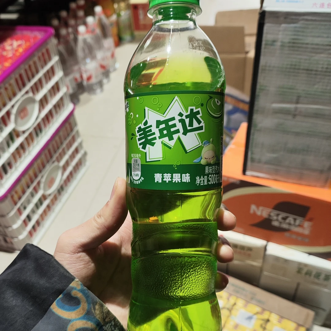 MIRINDA/美年达汽水青苹果味 500ml