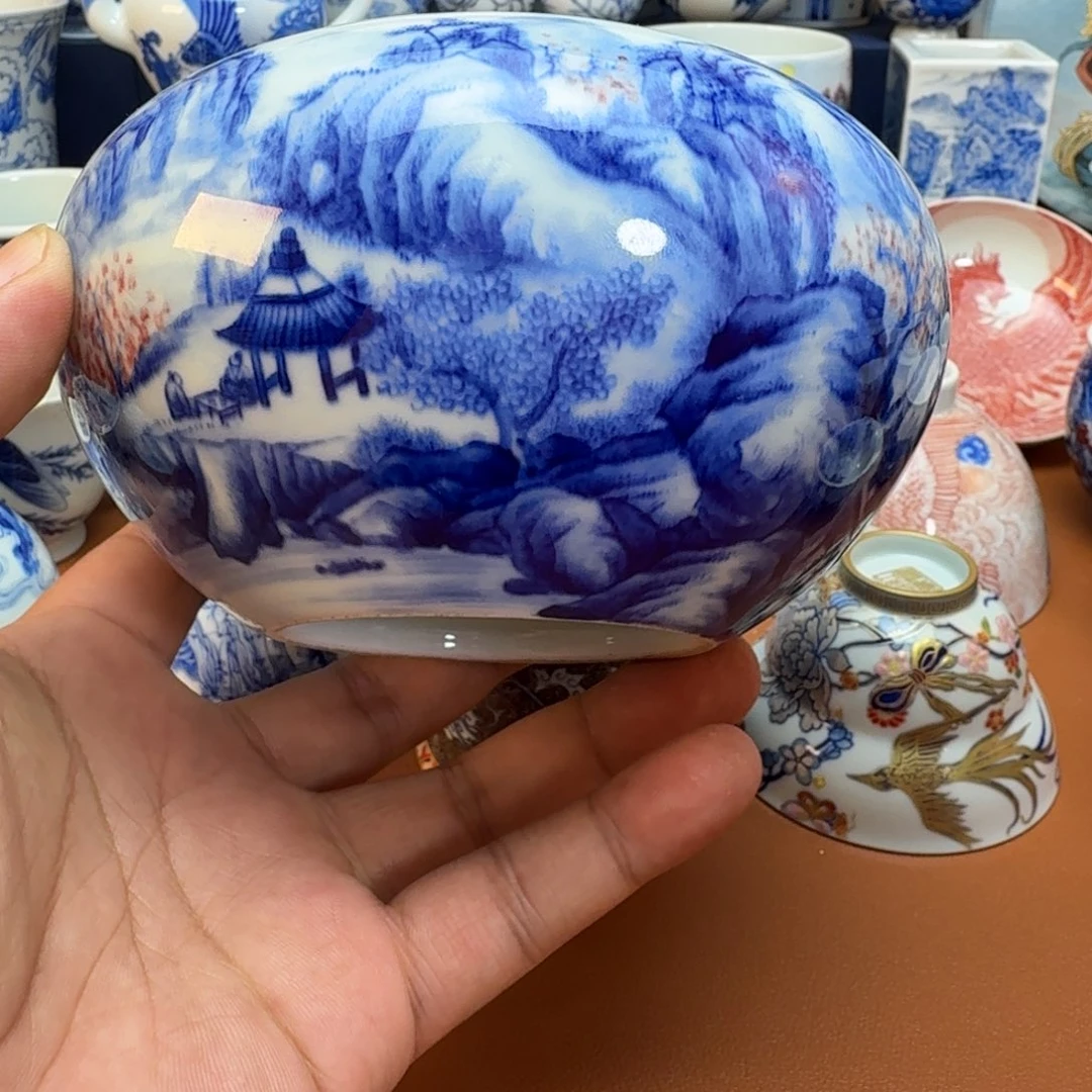 世***间杯子景德镇全手工手绘陶瓷