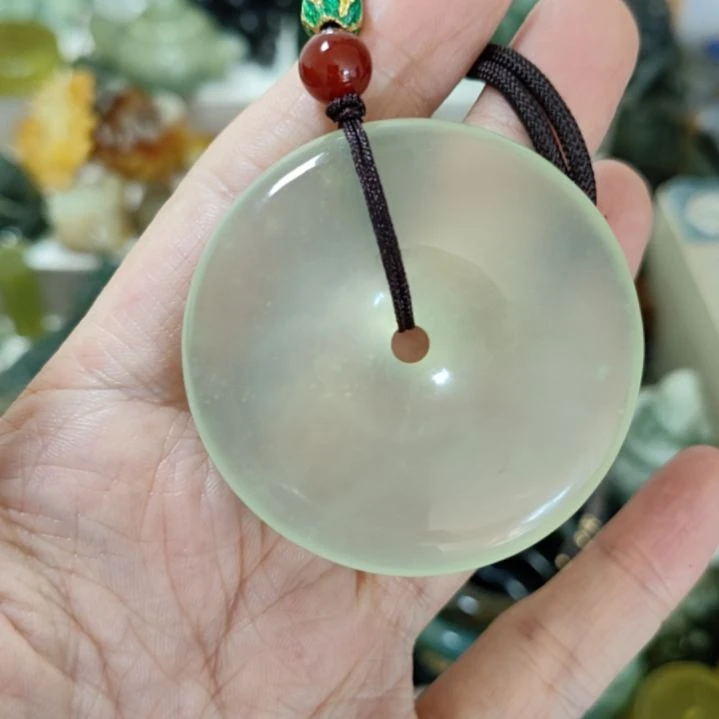 未镶嵌岫玉平安扣