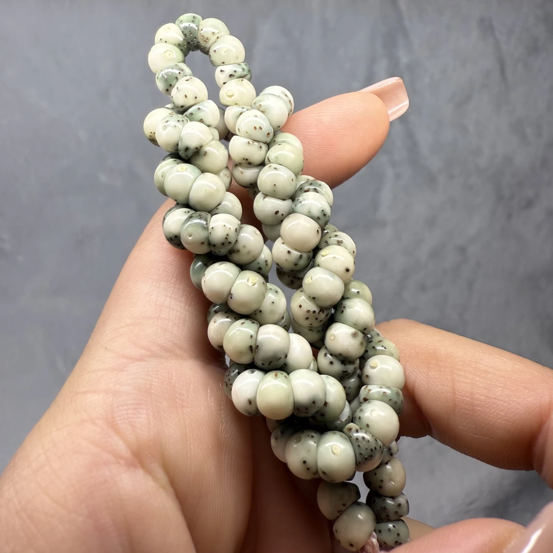 海南原生态-绿包白正月嘟嘟肠卡6石玉同枝120粒❗️一物一拍❗️