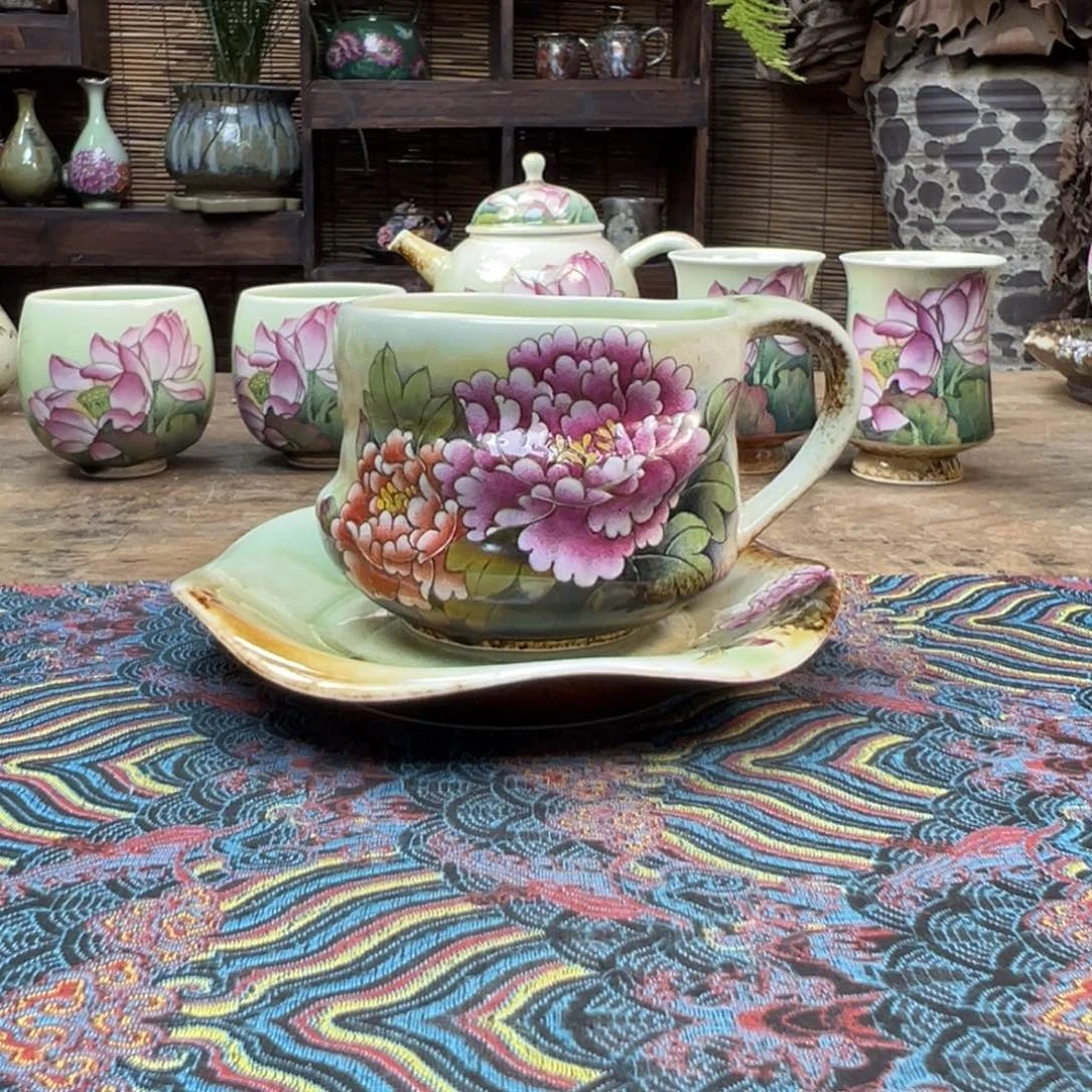 瓷片我***猫景德镇陶瓷刘道标