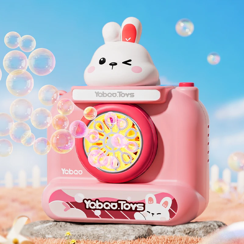 2025新款吹泡泡机网红爆款儿童手持电动全自动男女孩玩具3-6岁