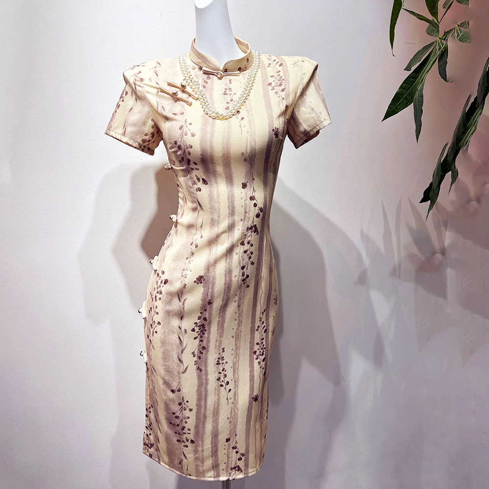 新中式旗袍改良年轻款少女2025春季新款连衣裙小个子日常可穿夏季