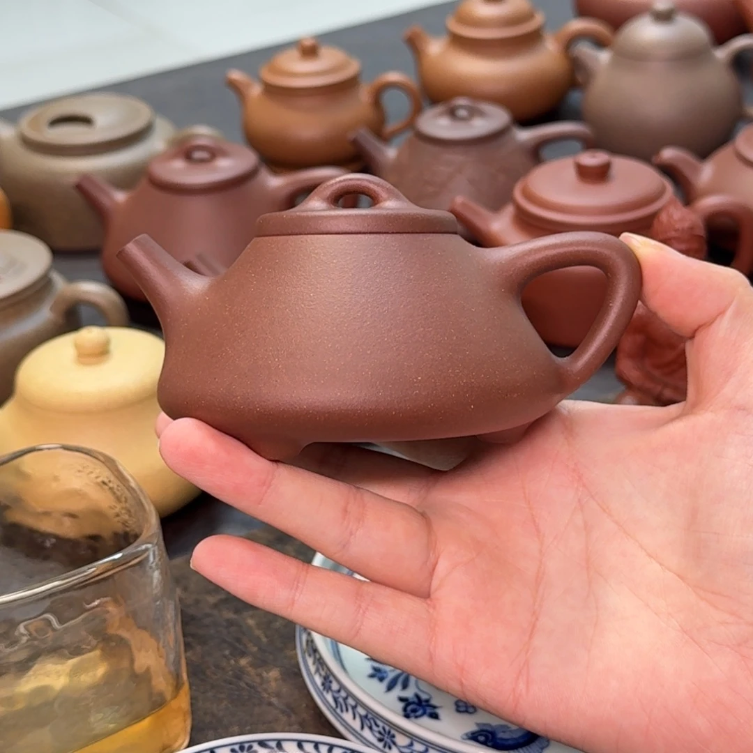 茶壶紫砂台西黑紫泥 155cc 子冶