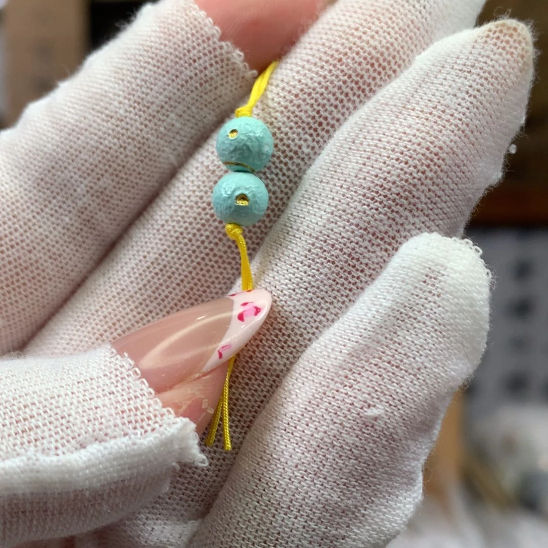 绿松石未镶嵌挂件