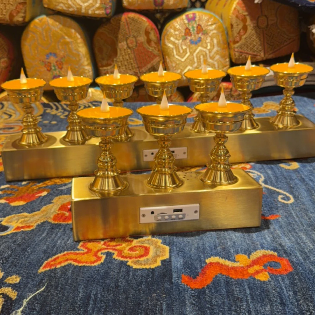 充电酥油灯带音箱