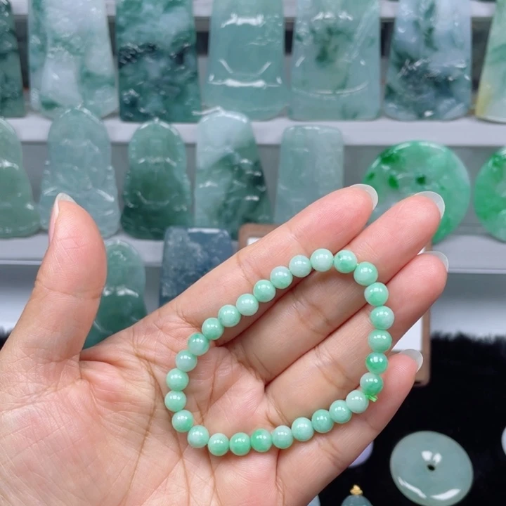 未镶嵌手串翡翠手串
