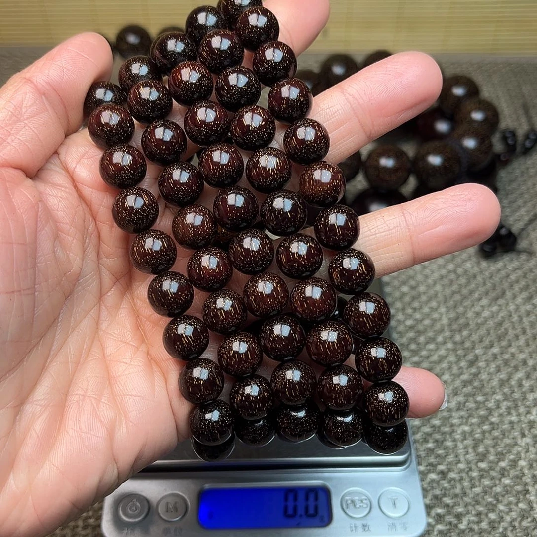 乐***天檀香紫檀（小叶紫檀）1.0 108颗 爆星